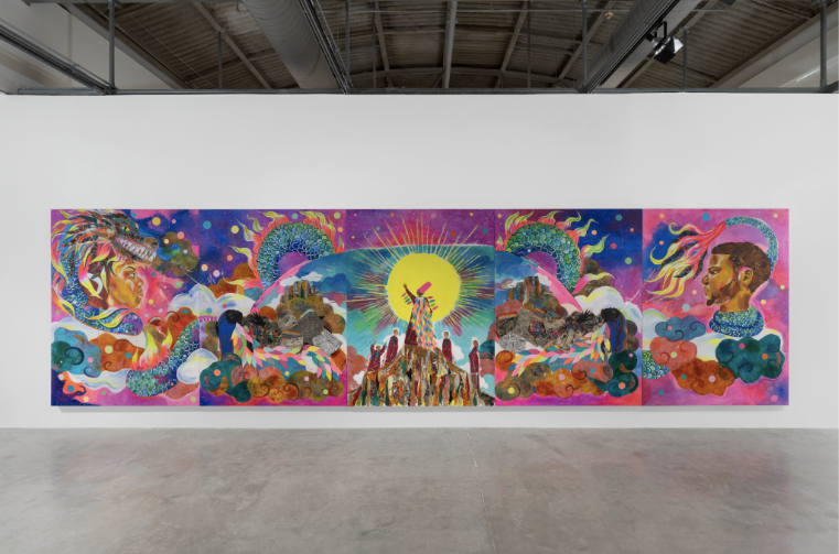 Artist Jamea Richmond-Edwards’s New Show Conjures an Afrofuturism of Dragons and Comets